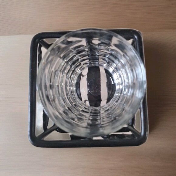 Metal and Glass Candle Holder - Picture 4 of 5